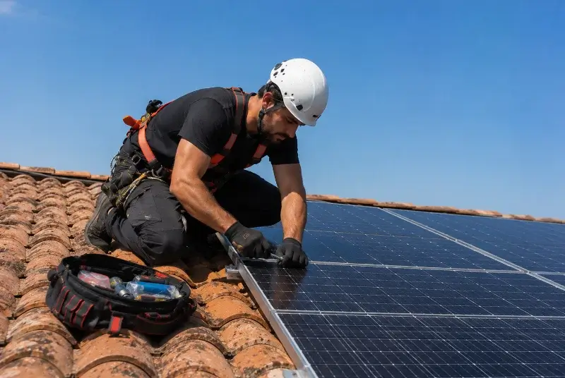 Maintenance et monitoring de panneaux solaires à Tencin