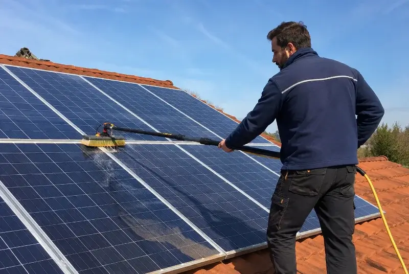 Nettoyage et entretien de panneaux solaires à Tencin